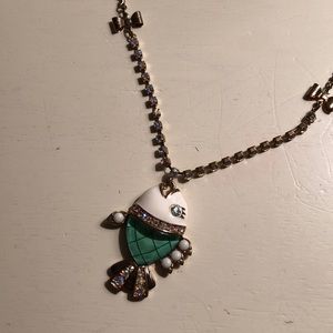Betsey Johnson fish necklace